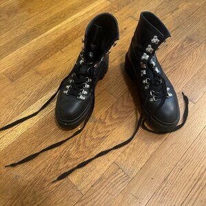 All Saint's Black Combat Boots Size 40 (EU)